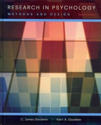 Research in Psychology : Methods and Design （7TH）