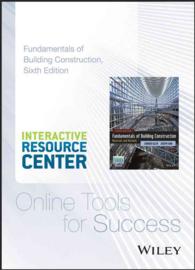 Fundamentals of Building Construction Interactive Resource Center Access Card : Materials and Methods （6 PSC）