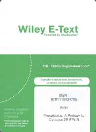 Precalculus Access Code : A Prelude to Calculus （3 PCK PSC）