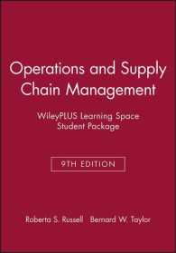 Operations and Supply Chain Management Wileyplus Learning Space （9 Student）