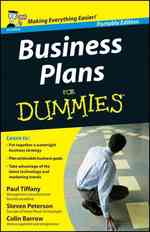 Business Plans for Dummies®, UK Edition （WHS Travel）