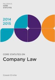 Core Statutes on Company Law 2014-15 (Palgrave Core Statutes) -- Paperback