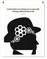 Oscar Wilde Gears Print （PSTR）