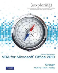 Getting Started with VBA for Microsoft Office 2010 (Exploring) （PAP/PSC）