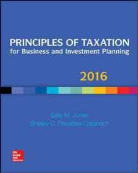 Principles of Taxation for Business and Investment Planning 2016