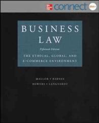 Business Law + Connect Plus （15 PCK PAP）