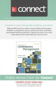 Essentials of Contemporary Management Access Card （7 PSC）