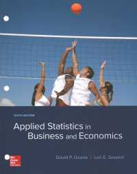 Applied Statistics in Business and Economics （6 UNBND）