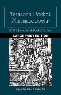 Tarascon Pocket Pharmacopoeia 2018 : Classic Shirt-pocket Edition （32 POC LRG）