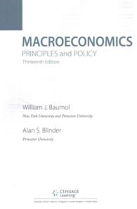 Macroeconomics : Principles and Policy （13 PCK UNB）