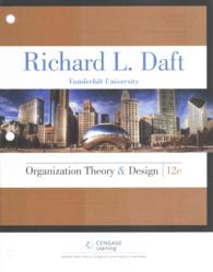 Organization Theory and Design （12TH Looseleaf）