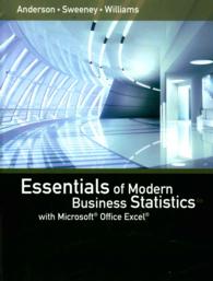 Essentials of Modern Business Statistics with Microsoft Office Excel （6 PCK HAR/）