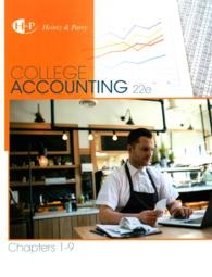 College Accounting, Chapters 1-9 （22 PAP/PSC）