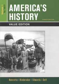 America's History : To 1877: Value Edition 〈1〉 （8 PCK PAP/）