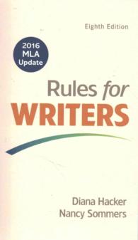 Rules for Writers with 2016 MLA Update + Developmental Exercises for Rules for Writers （8 PCK SPI）