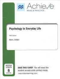Achieve Read & Practice for Psychology in Everyday Life (1-Term Access) （5TH）