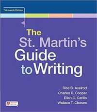 The St. Martin's Guide to Writing （13TH）