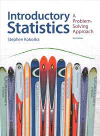 Introductory Statistics : A Problem-Solving Approach （3 PCK HAR/）