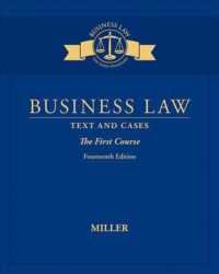Business Law + Mindtap Business Law, 1 Term - 6 Months Access Card : Text & Cases - the First Course （14 PCK PAP）