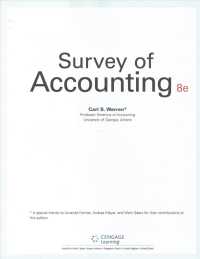 Survey of Accounting （8 PCK UNBN）
