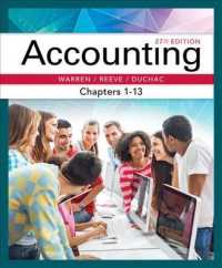 Accounting, Chapters 1-13, 27th + Cengagenow V2, 2 Terms Printed Access Card for Warren/Reeve/duchac's Accounting, 27th （27 PCK PAP）
