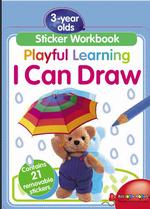 I Can Draw : 3-Year Olds Playful Learning Sticker (Sticker Workbook) （Workbook）