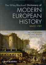 近現代ヨーロッパ史辞典<br>The Wiley-Blackwell Dictionary of Modern European History since 1789