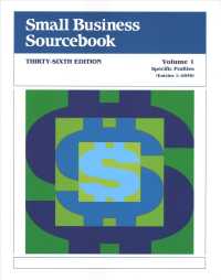 Small Business Sourcebook (6-Volume Set) : The Entrepreneur's Resource (Small Business Sorcebook) （36）