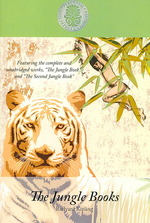 The Jungle Books : Featuring the Complete and Unabridged Works the Jungle Book and the Second Jungle Book (Kennebec Large Print Perennial Favorites Collection)