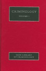 犯罪学（全３巻）<br>Criminology (3-Volume Set)