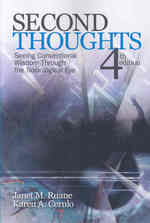 常識の社会学的解釈（第４版）<br>Second Thoughts : Seeing Conventional Wisdom through the Sociological Eye （4TH）
