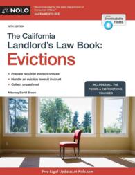 The California Landlord's Law Book + Website : Evictions (California Landlord's Law Book Vol 2 : Evictions) （16TH）