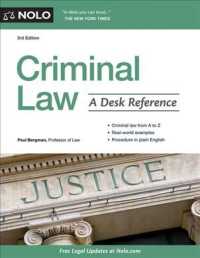 Criminal Law : A Desk Reference （3TH）