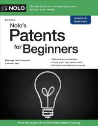 Nolo's Patents for Beginners (Nolo's Patents for Beginners) （9TH）