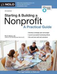 Starting & Building a Nonprofit : A Practical Guide, Includes Downloadable Forms (Starting & Building a Nonprofit) （8 CSM）