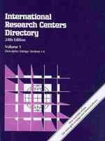 International Research Centers Directory (3-Volume Set) (International Research Centers Directory) （24TH）