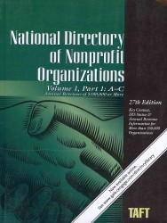 National Directory of Nonprofit Organizations (7-Volume Set) : A Comprehensive Guide Providing Profiles & Procedures for Nonprofit Organizations (Nati 〈1〉 （27TH）
