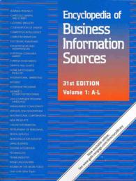 ビジネス情報源百科事典（第３１版・全２巻）<br>Encyclopedia of Business Information Sources (2-Volume Set) (Encyclopedia of Buisness Information Sources) （31）