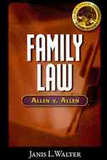Allen V. Allen (Family Law Case Study) （1 CDR）