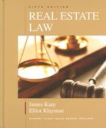 Real Estate Law (Real Estate Law (Karp, James)) （6 HAR/CDR）