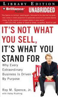 It's Not What You Sell, It's What You Stand for (8-Volume Set) : Why Every Extraordinary Business Is Driven by Purpose: Library Edition （Unabridged）