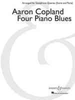 Four Piano Blues : Arranged for Saxophone Quartet (SATB): Score and Parts