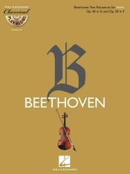 Two Romances for Violin, Op. 40 in G and Op. 50 in F (Classical Play-along) （PAP/COM）