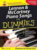 Lennon and Mccartney Piano Songs for Dummies (For Dummies)