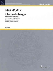 L'heure Du Berger Musique De Brasserie : String Quintet and Piano Score and Parts