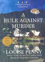 A Rule against Murder : A Three Pines Mystery, Library Edition （MP3 UNA）