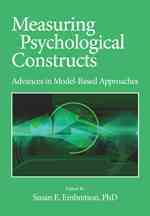心理学の構成概念の測定<br>Measuring Psychological Constructs : Advances in Model-based Approaches