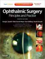 眼科手術：原理と実際（第４版）<br>Ophthalmic Surgery Principles and Practice （4 HAR/PSC）