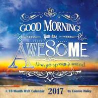 Good Morning! You are Awesome 2017 Calendar （16M WAL）