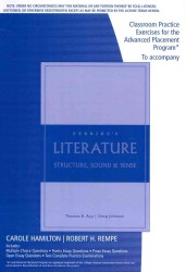Classroom Practice Exercises for Perrine's Literature : Structure, Sound and Sense （CSM）